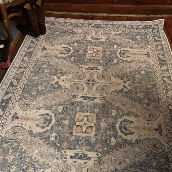 Tumble Machine Washable Sable Green and Multi Rug 5x7 - Picture 7 of 7